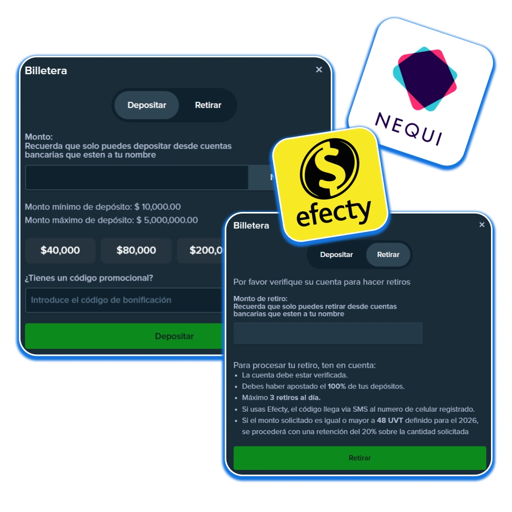 Elige un método de pago que te resulte conveniente en el sitio web de Stake.