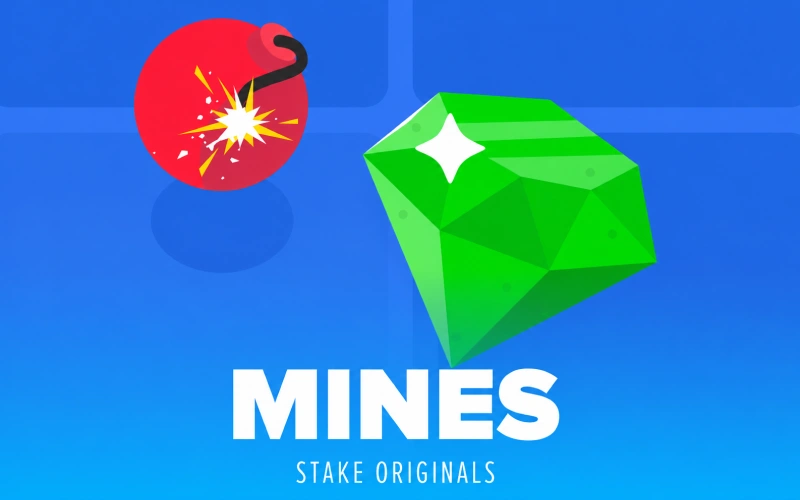 Juega al juego Mines de Stake Originals y gana.
